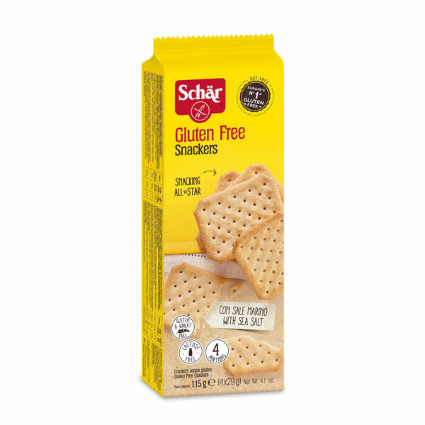 SCHÄR Snackers bezlepkové krekry 115 g porovnat ceny