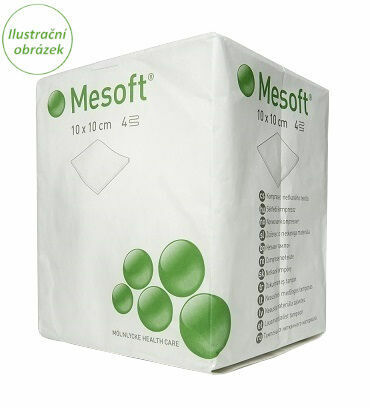 Mesoft nesterilní komprese 7.5x7.5cm 100ks porovnat ceny
