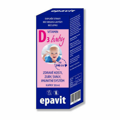 EPAvit Vitamin D3 baby kapky 30ml porovnat ceny
