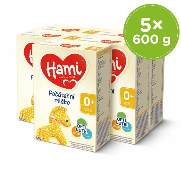 Hami 0+ 5x600 g porovnání ceny