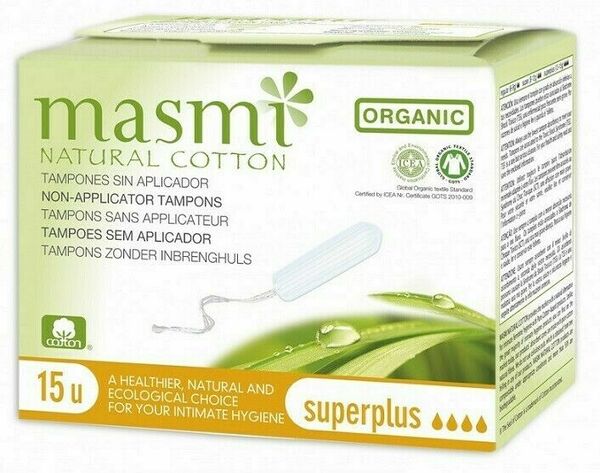Tampony MASMI SUPER PLUS z organické bavlny 15ks porovnat ceny