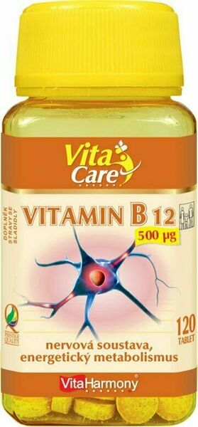 VitaHarmony Vitamin B12 okamžitý účinek 120 tablet porovnat ceny