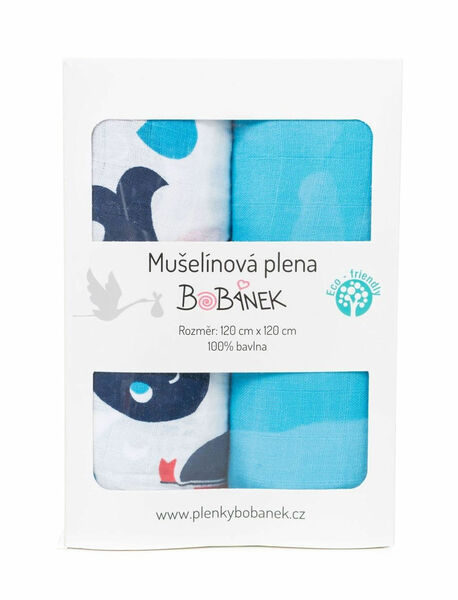 Bobánek Mušelínové pleny duopack 2 ks u moře porovnat ceny