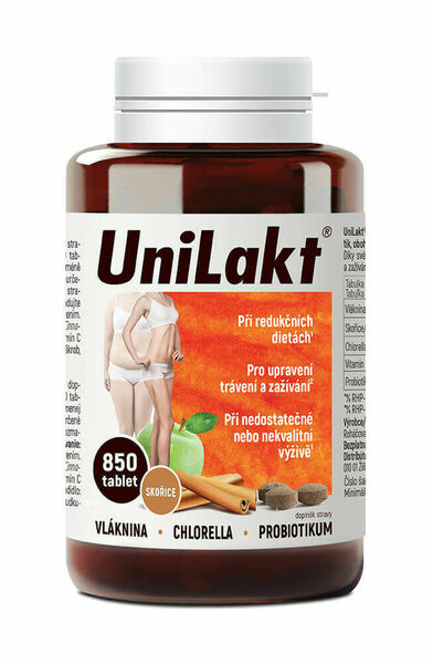 UniLakt se skořicí 850 tablet porovnat ceny