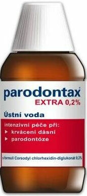 Parodontax Extra 0.2% ústní voda 300ml porovnat ceny