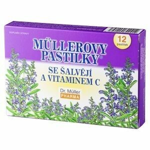 Dr.Muller  Müllerovy pastilky se šalvějí 12ks porovnat ceny