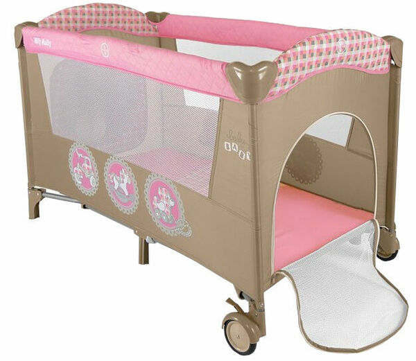 Milly Mally Cestovní postýlka Mirage pink toys porovnat ceny