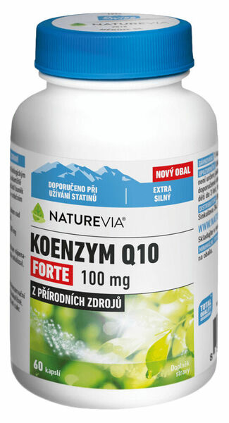 Swiss NatureVia Koenzym Q10 Forte 100mg 60 kapslí porovnat ceny