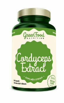 GreenFood Nutrition Cordyceps 90 cps. porovnat ceny