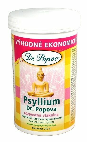 Dr.Popov Psyllium indická rozpustná vláknina 240g porovnat ceny