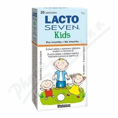 LactoSeven Kids tbl. 20 porovnat ceny