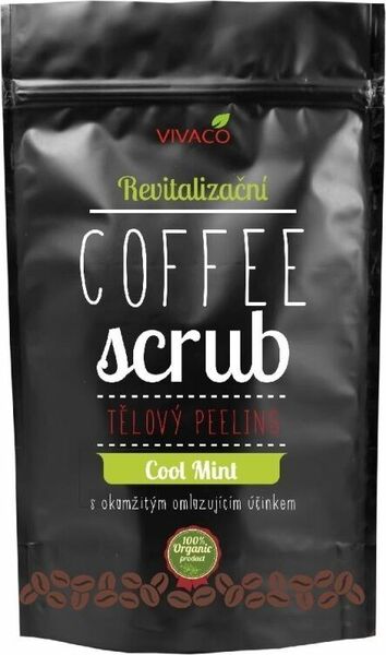 Vivaco COFFE SCRUB - tělový peeling revitalizační Cool Mint 200g porovnat ceny