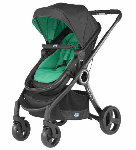 Chicco  Stříška + polstrování + nánožník ke kočárku Urban - GREEN WAVE porovnat ceny