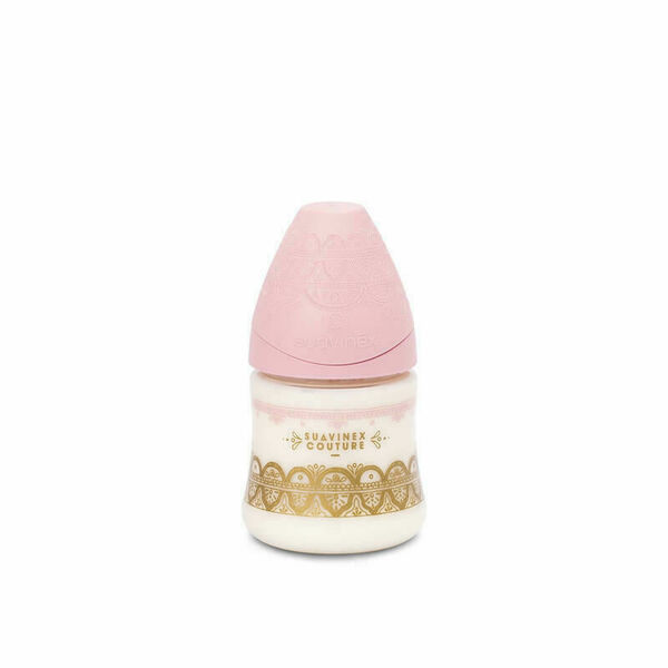 SUAVINEX Láhev PREMIUM COUTURE 2018 150 ml silikon - Růžová porovnat ceny