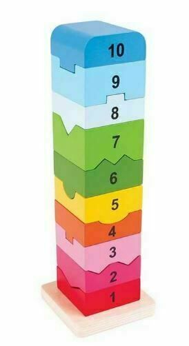 Bigjigs toys  Bigjigs Baby Dřevěná motorická věž s číslicemi porovnat ceny