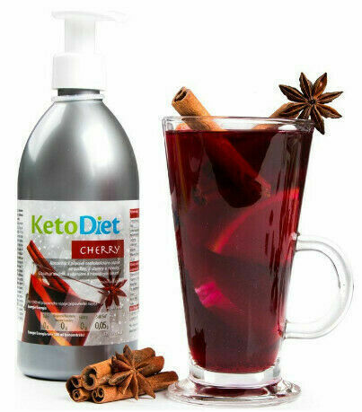 KetoDiet Sirup bez cukru s příchutí cherry 500ml porovnat ceny