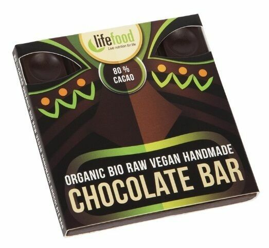 Lifefood  Raw čokoláda z nepraženého kakaa BIO 80% kakao 35g porovnat ceny