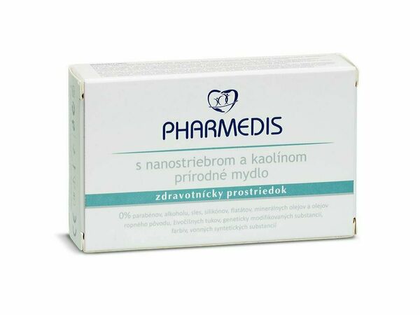 PHARMEDIS mýdlo s nanostříbrem a kaolinem 100g porovnat ceny