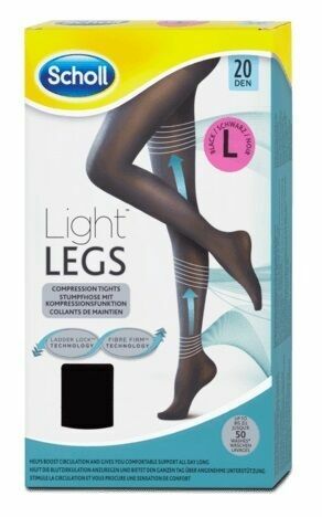 SCHOLL Light LEGS Kompres.punč.kalh.L 20DEN černé porovnat ceny