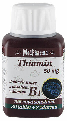 MedPharma Thiamin (vitamin B1) 50mg 37 tablet porovnat ceny