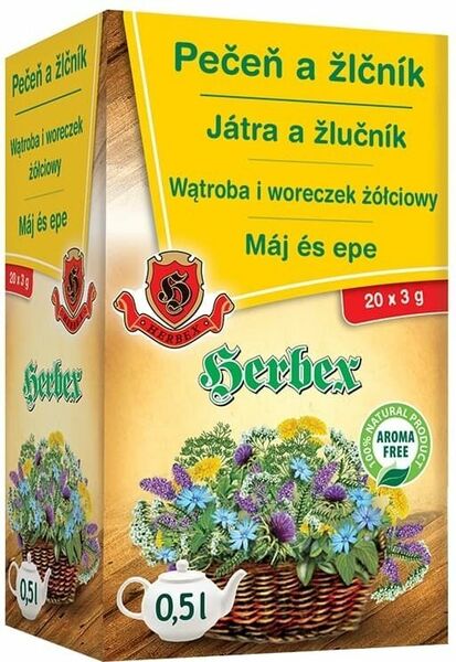 HERBEX Játra a žlučník 20x3g porovnat ceny