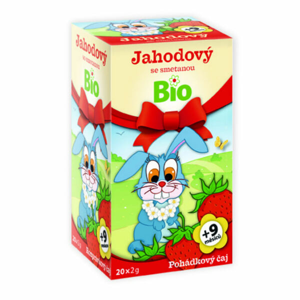 POHÁDKOVÝ ČAJ BIO Jahodový se smetanou 20 x 2g porovnat ceny