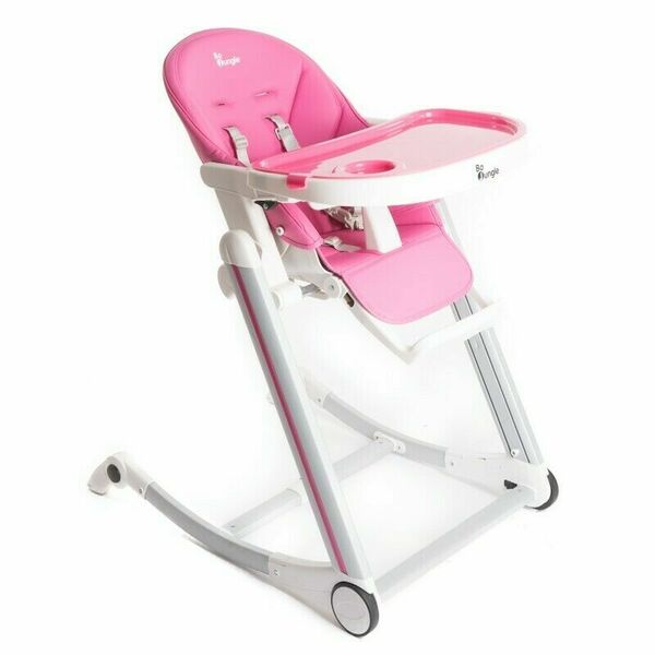 Bo Jungle jídelní židlička B-HIGH CHAIR Pink porovnat ceny