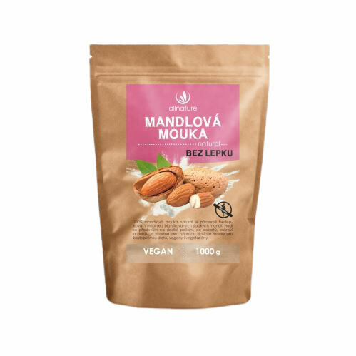 Allnature Mandlová mouka natural 1000g porovnat ceny