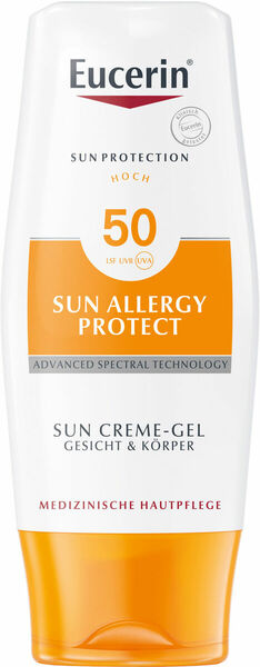EUCERIN SUN Gel proti sluneční alergii SPF50 150ml porovnat ceny