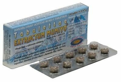Mumiyo tabulettae extractum Dr.DROZEN 2.87g=10tbl porovnat ceny