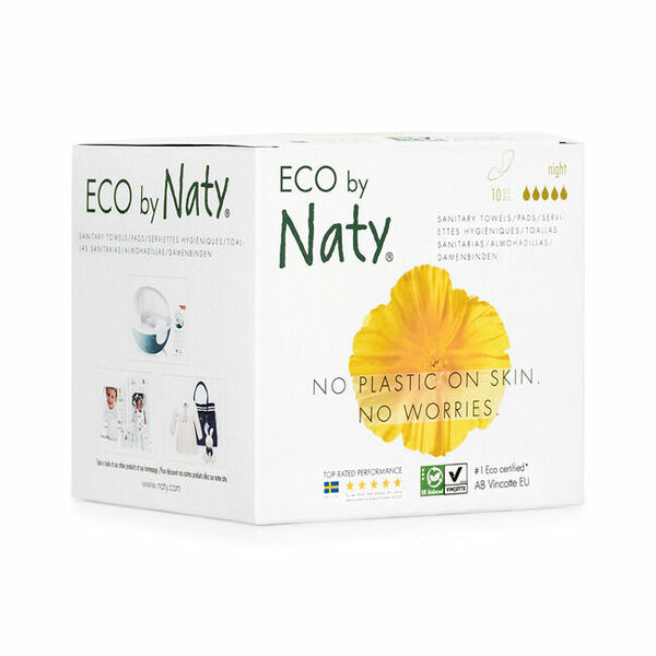 Dámské ECO vložky Naty (10 ks) - noční porovnat ceny