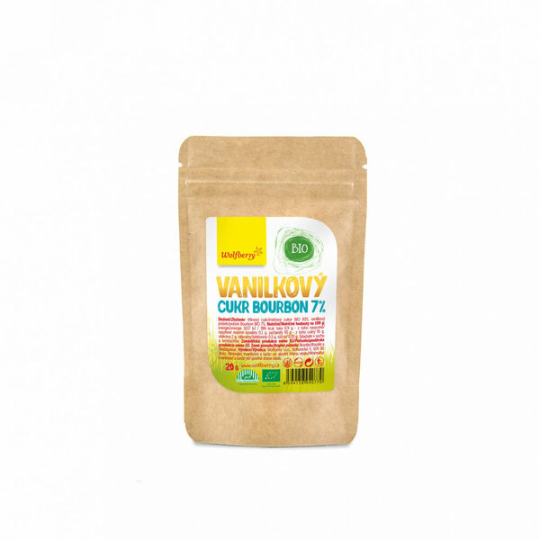 WOLFBERRY Vanilkový cukr Bourbon 7% 20 g BIO porovnat ceny