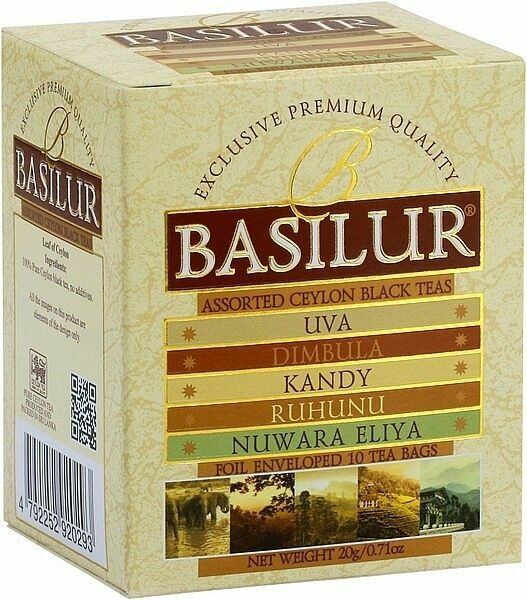 BASILUR Leaf of Ceylon Assorted přebal 10x2g porovnat ceny