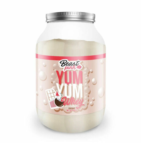 GymBeam  BeastPink Yum Yum Whey 1000 g white chocolate coconut porovnat ceny