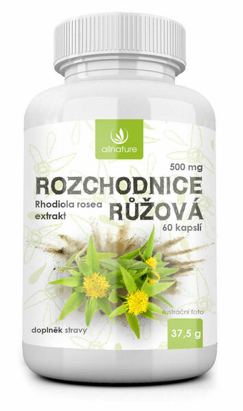 Allnature Rozchodnice růžová 500mg 60 kapslí porovnat ceny