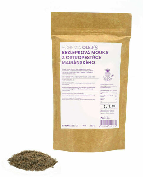 Bohemia olej Ostropestřcová mouka bezlepková 250g porovnat ceny