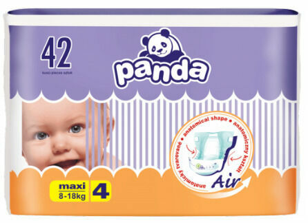 Panda Maxi dětské pleny 42ks 8-18 kg porovnat ceny