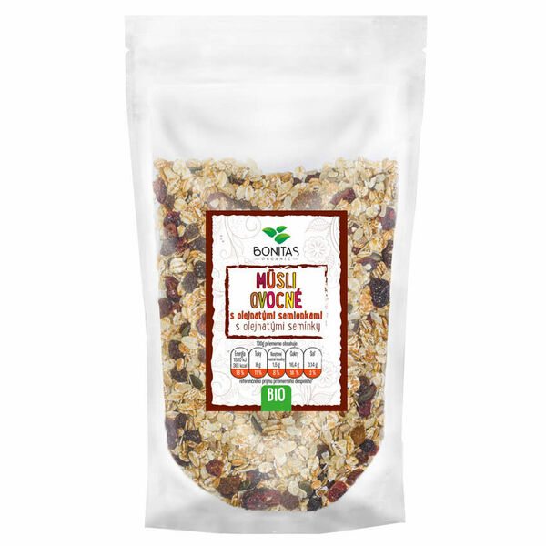 BONITAS Bio Musli s ovocím a semínkami 300g porovnat ceny