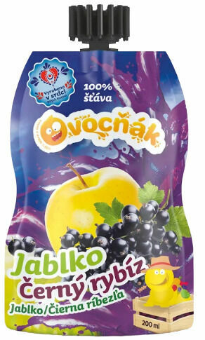 OVOCŇÁK MOŠT JABLKO-ČERNÝ RYBÍZ 200ML porovnat ceny