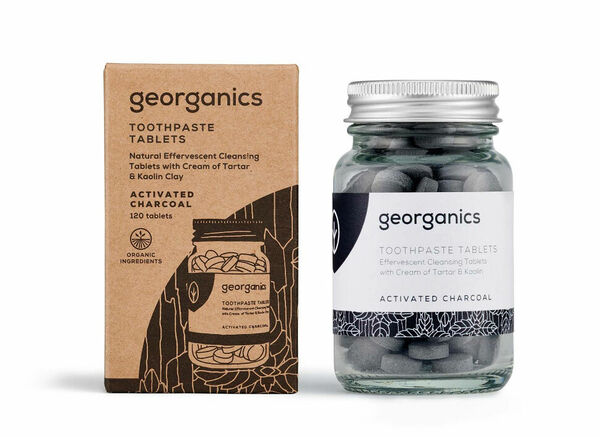 Georganics Aktivní uhlí zubní pasta 120 tablet porovnat ceny