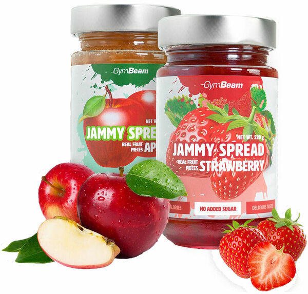 GymBeam Jammy Spread strawberry 220g porovnat ceny