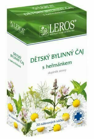 LEROS Dětský bylinný čaj s heřmánkem 20x1.5g porovnat ceny