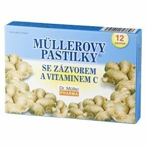 Dr.Muller  Müllerovy pastilky se zázvorem 12ks porovnat ceny