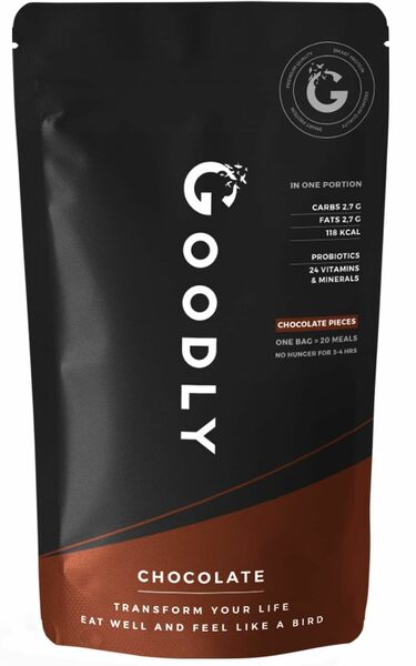 GOODLY čokoláda, s kousky tmavé čokolády 600g porovnat ceny