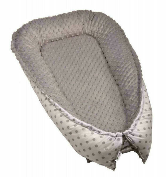 T-tomi  Hnízdečko pro miminko MINKY, white / grey dots porovnat ceny