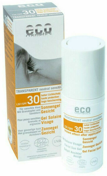 Eco Cosmetics Opalovací transparentní gel na obličej SPF 30 30ml porovnat ceny