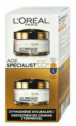 Dermo Expertise  L´Oréal Paris Age Specialist 65+ denní a noční krém proti stárnutí pleti duopack porovnat ceny