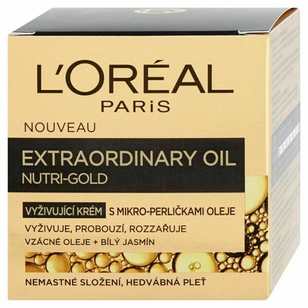 Loréal Paris Nutri-Gold Vyživující krém s mikro-perličkami oleje 50 ml porovnat ceny