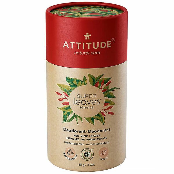 ATTITUDE Přírodní tuhý deodorant Super leaves Červené vinné listy  85 g porovnat ceny