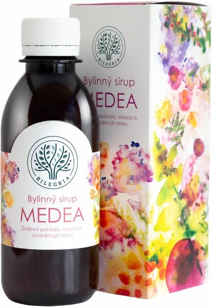Bilegria MEDEA bylinný sirup pro duševní pohodu, s kozlíkem a plicníkem 200ml porovnat ceny